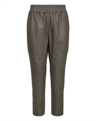 Shiloh Crop Leather Bukser 